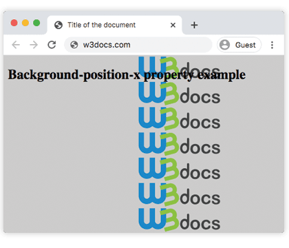CSS background-position-x auf 70% gesetzt