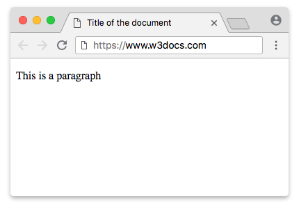 Beispiel für einen Absatz