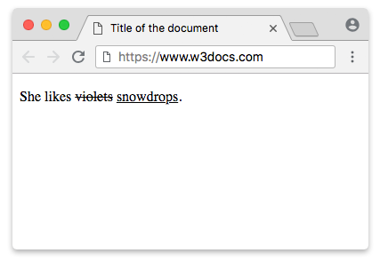 Beispiel für das ins-Tag