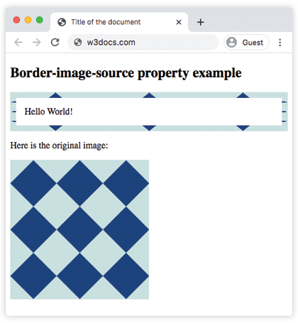 Beschreibung der CSS border-image-source-Eigenschaft
