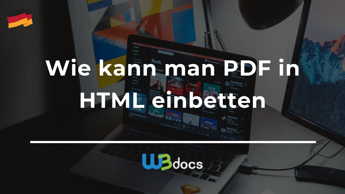 Wie kann man PDF in HTML einbetten